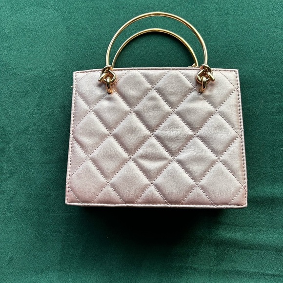 Pink Quilted mini Handbag by Badgley Mischka - Picture 2 of 14